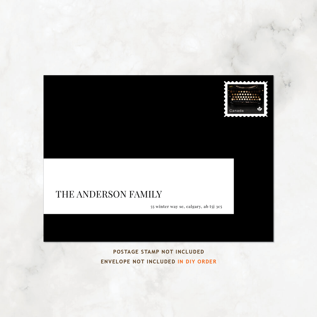 Typography Wedding Invitation Set, Ampersand — DIY or PRINTED