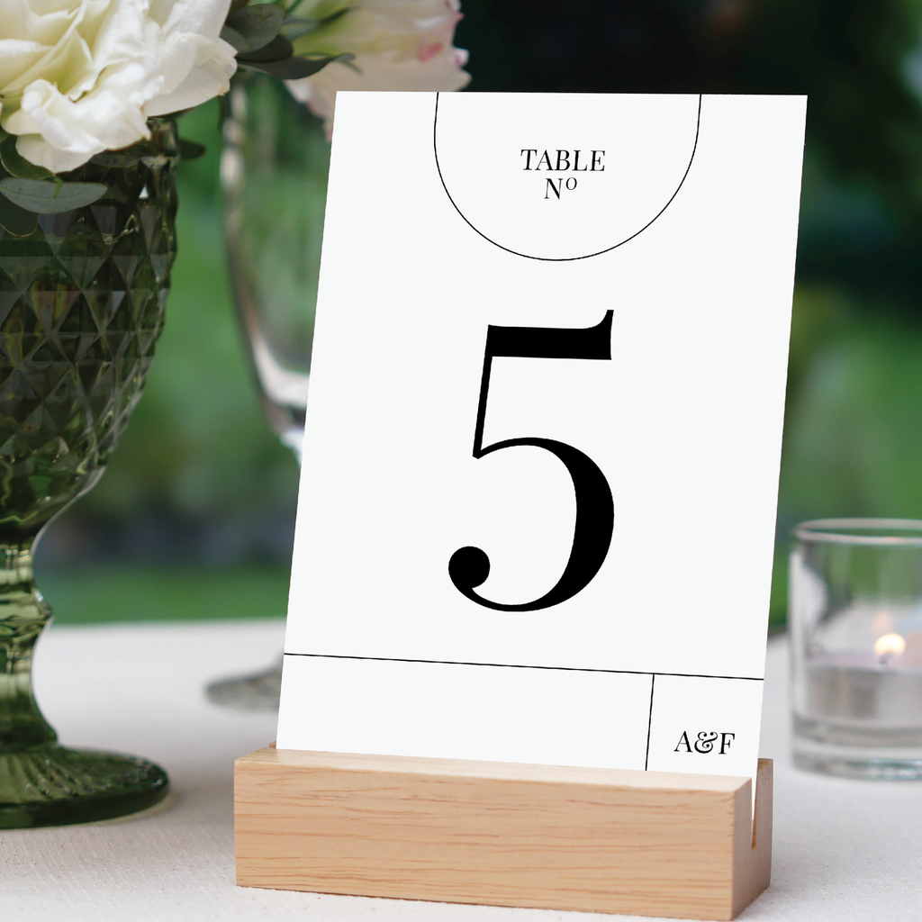 Arch Wedding Table Numbers, Photo
