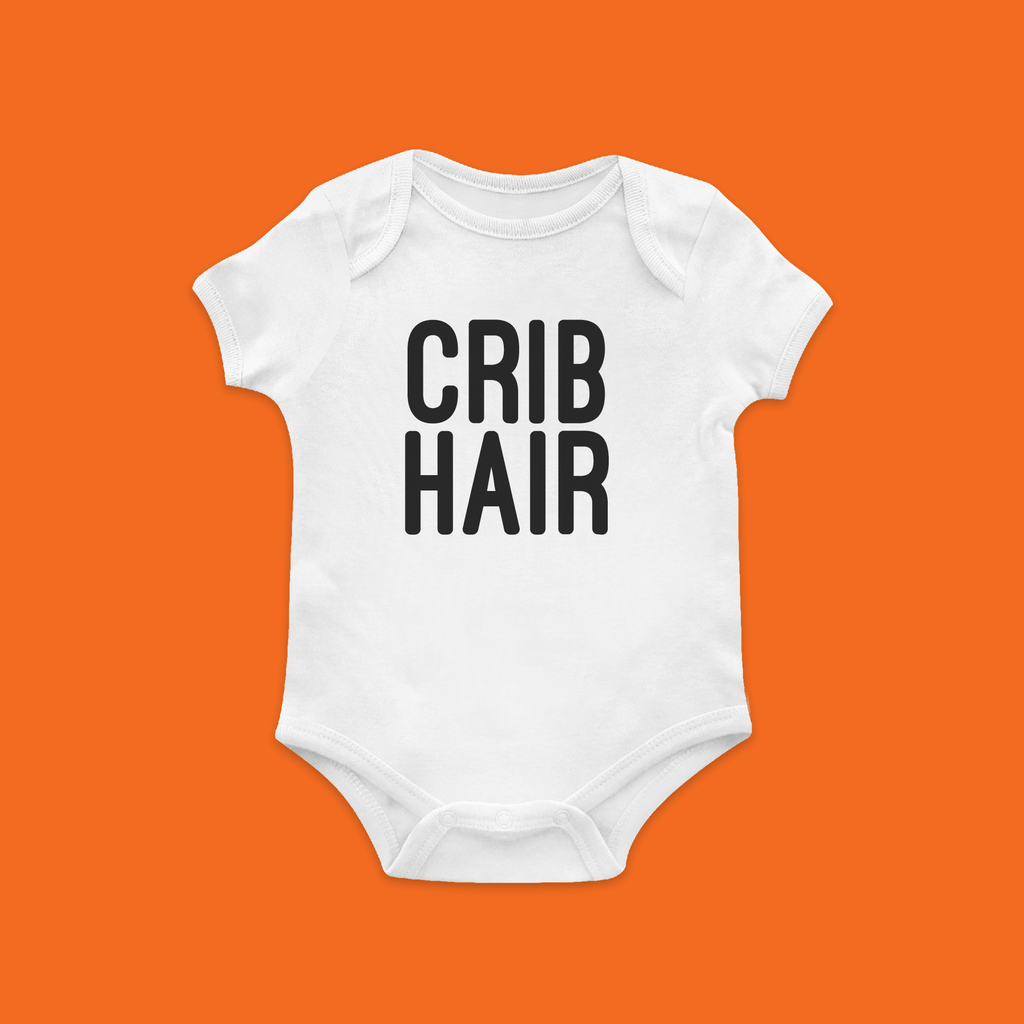 "Crib Hair" Baby Bodysuit