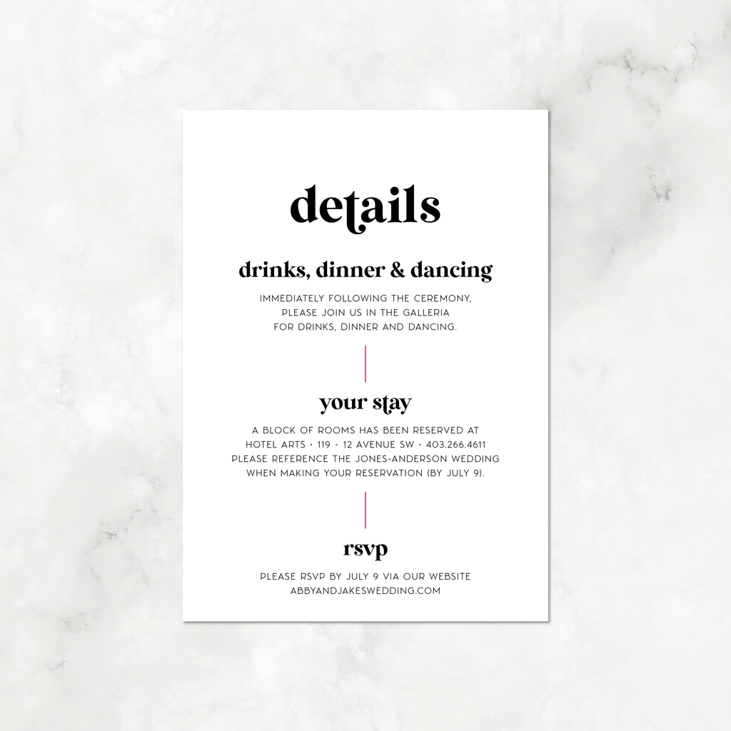 Arch Wedding Invitation Set, Just Making It Official — DIY or PRINTED