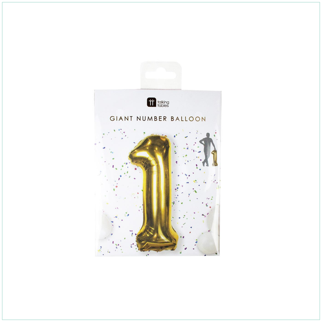 Number 1 Foil Balloon, Giant
