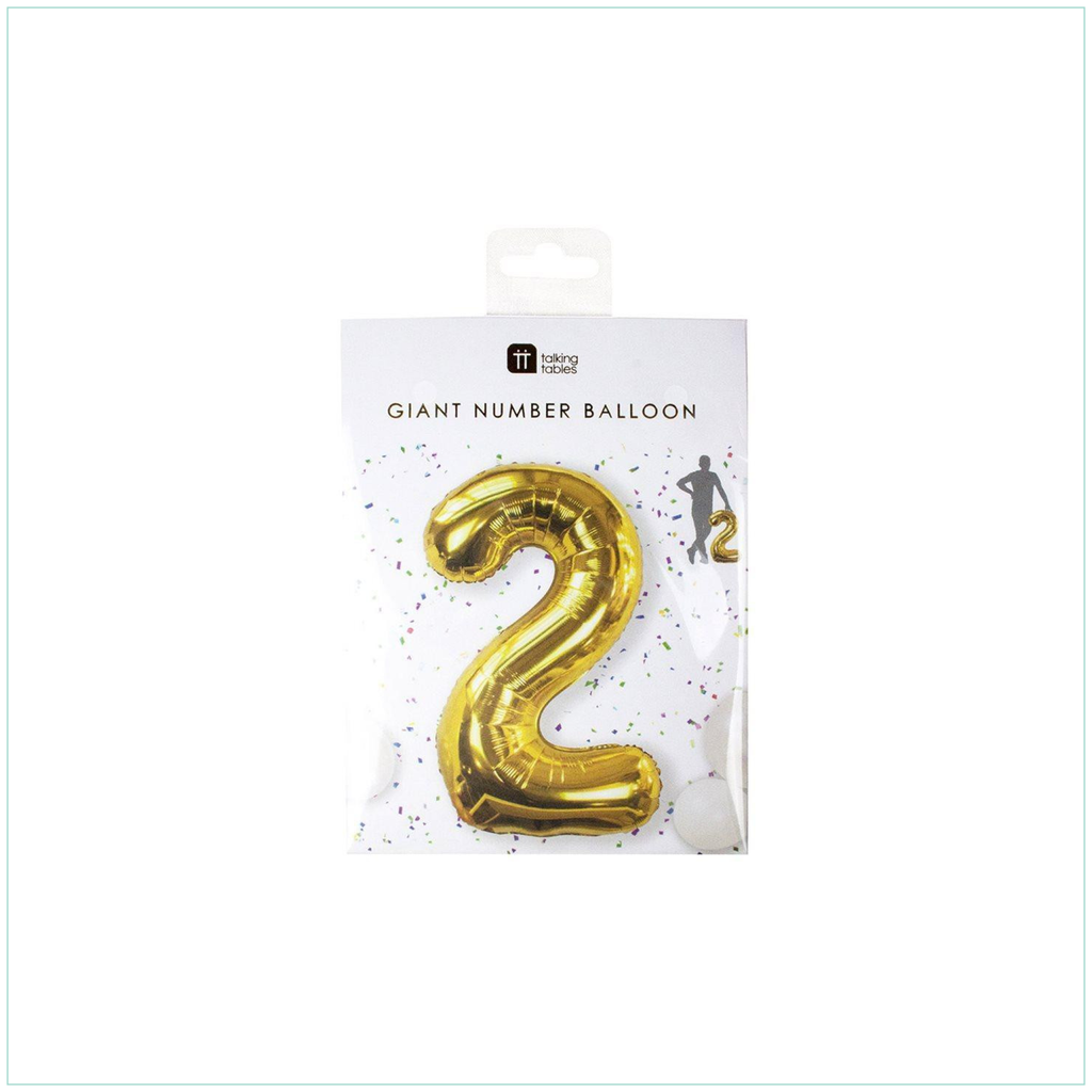 Number 2 Foil Balloon, Giant