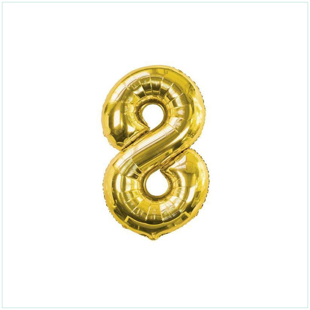 Number 8 Foil Balloon, Giant