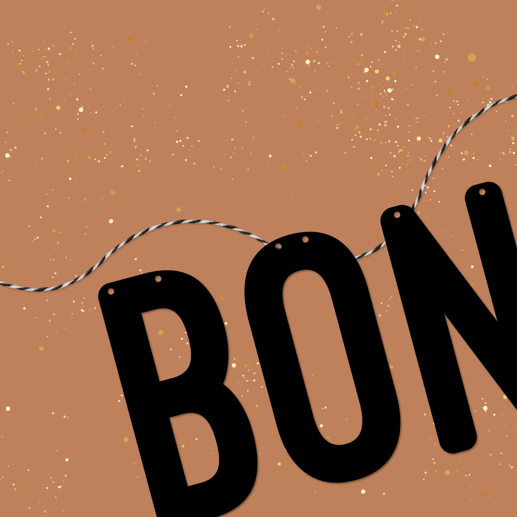 "Bone To Be Wild" Halloween Banner — HANDMADE