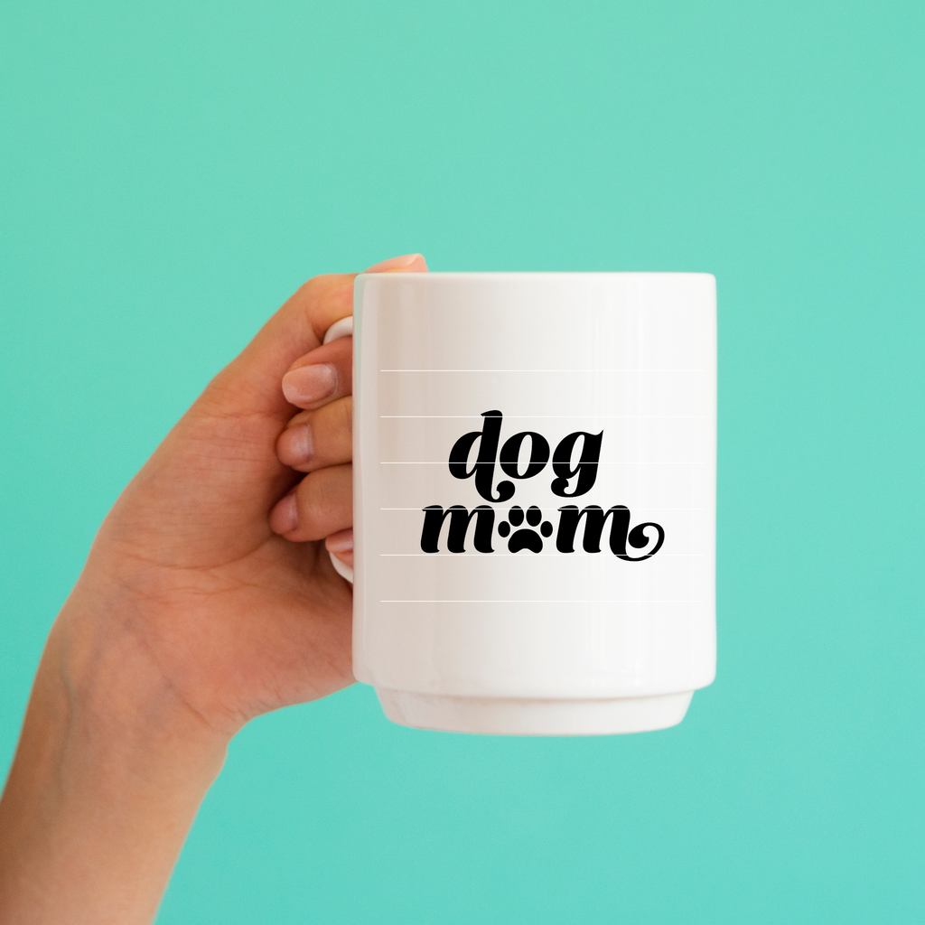 "Dog Mom" SVG Cut File