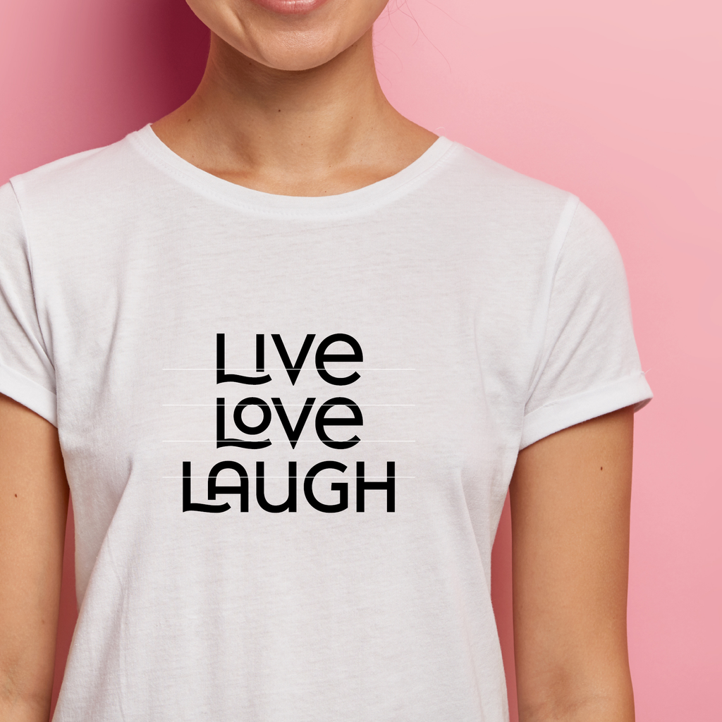 Free Cuttable: "Live Love Laugh"