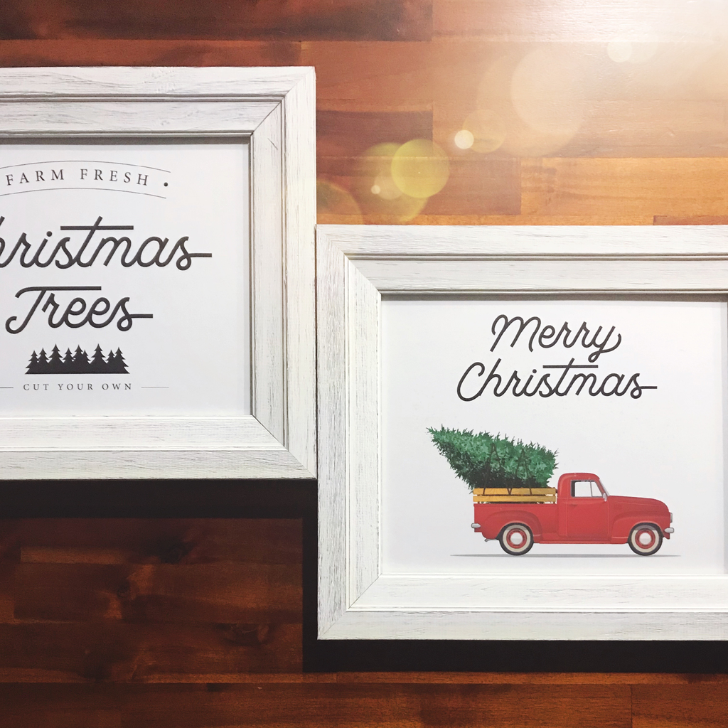 Free Printable :: Christmas Tree Art Prints