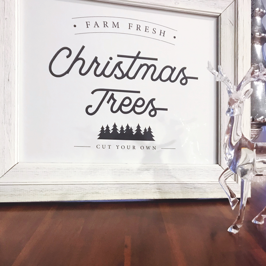 Free Printable :: Farm Fresh Christmas Trees Art Print