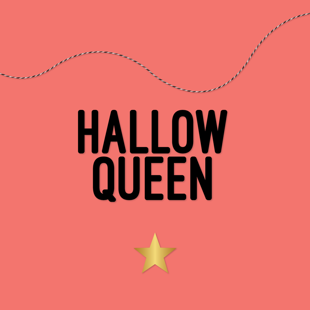 "Hallow Queen" Halloween Banner