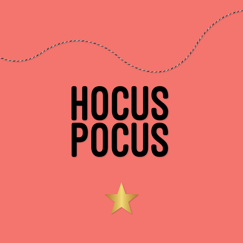 "Hocus Pocus" Halloween Banner