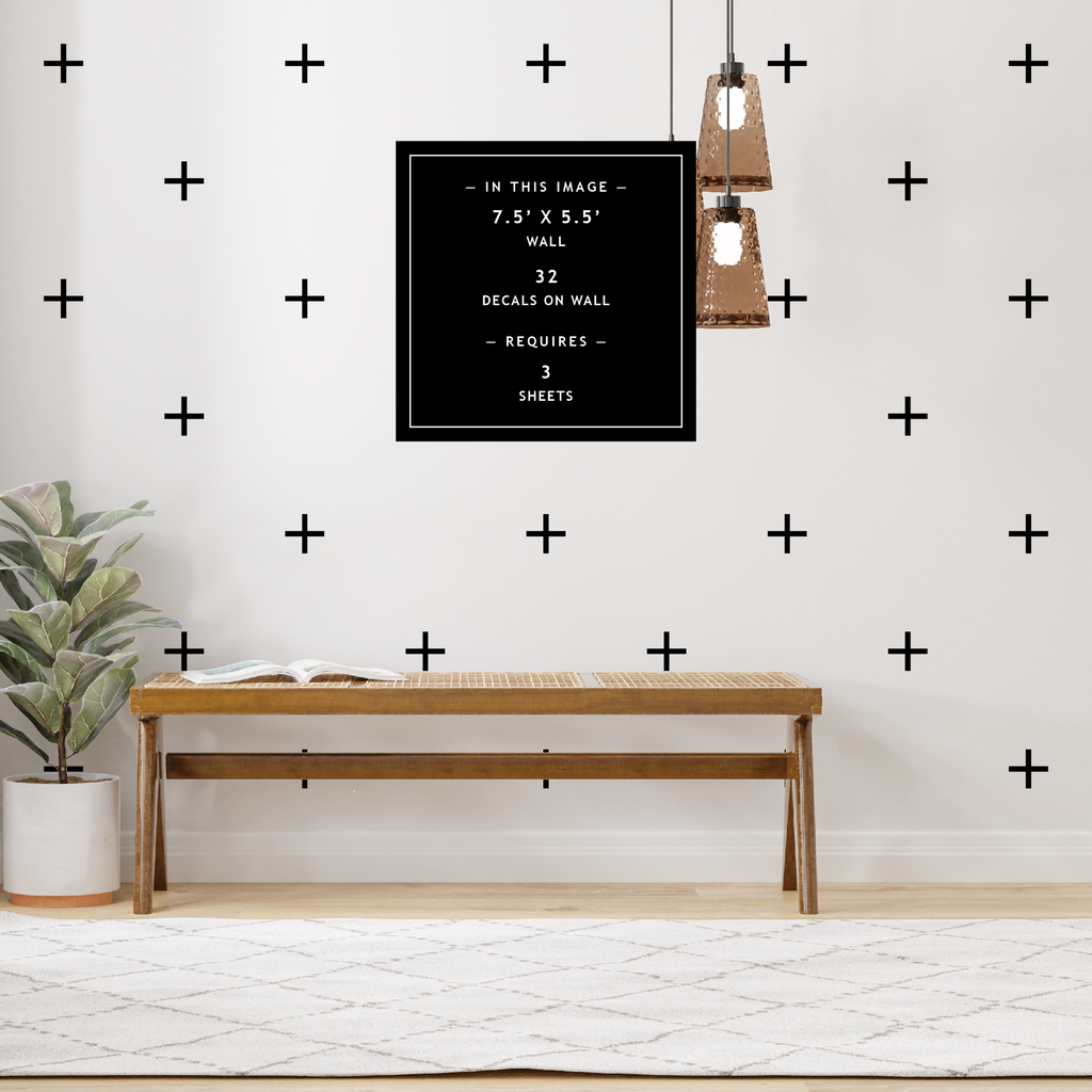 Plus Wall Decals, Removable — HANDMADE